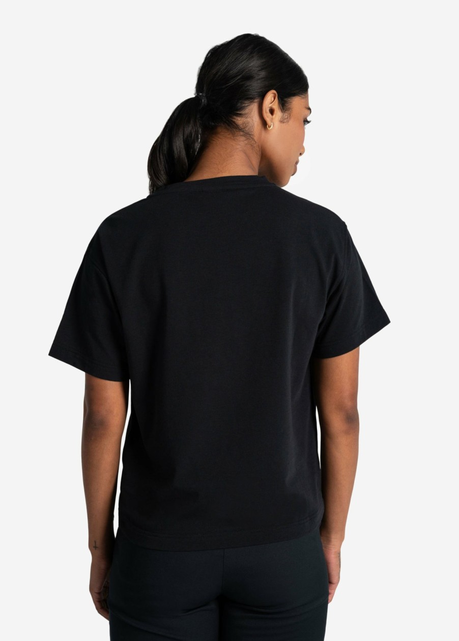 WOMEN Lole Tees & Tanks | Effortless Cotton Tee - Black