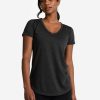 WOMEN Lole Tees & Tanks | Everyday V- Neck Short Sleeve - Black