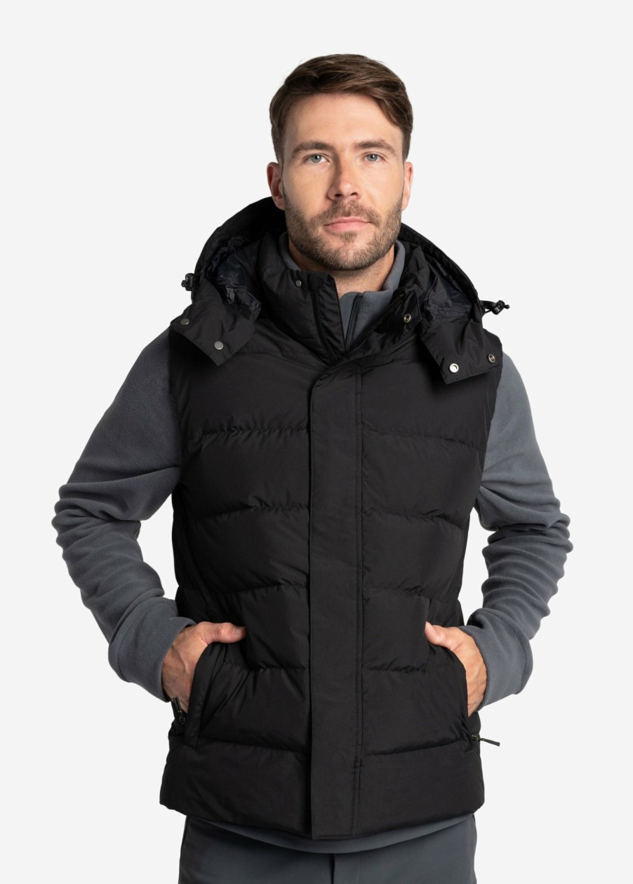 MEN Lole Mid-season Jackets | Odin Down Vest - Black