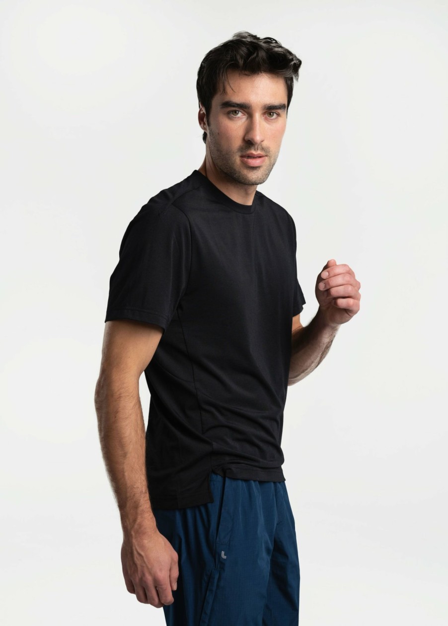 MEN Lole T-shirts & Hoodies | Performance Wool Short Sleeve - Black