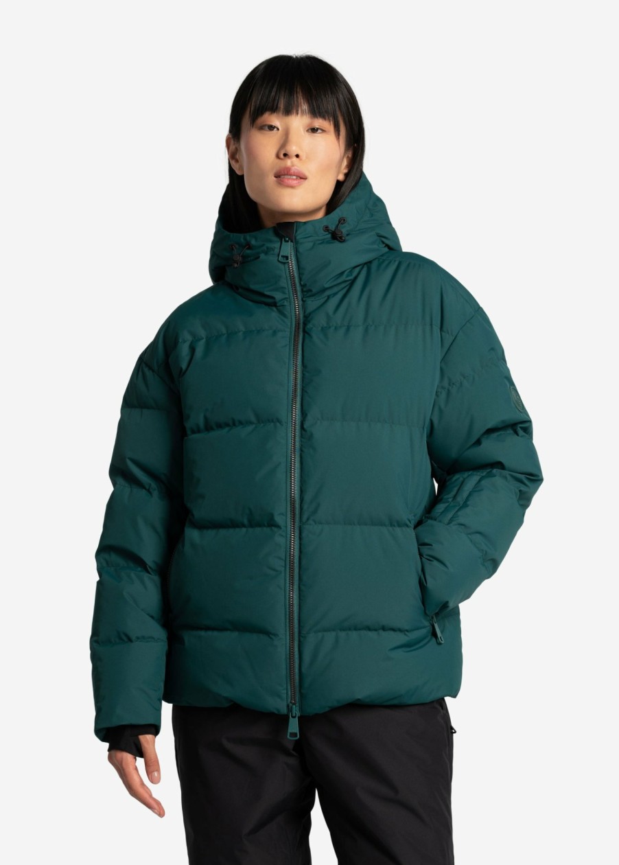 WOMEN Lole Winter Jackets | Cypress Winter Down Jacket - Adriatic Green