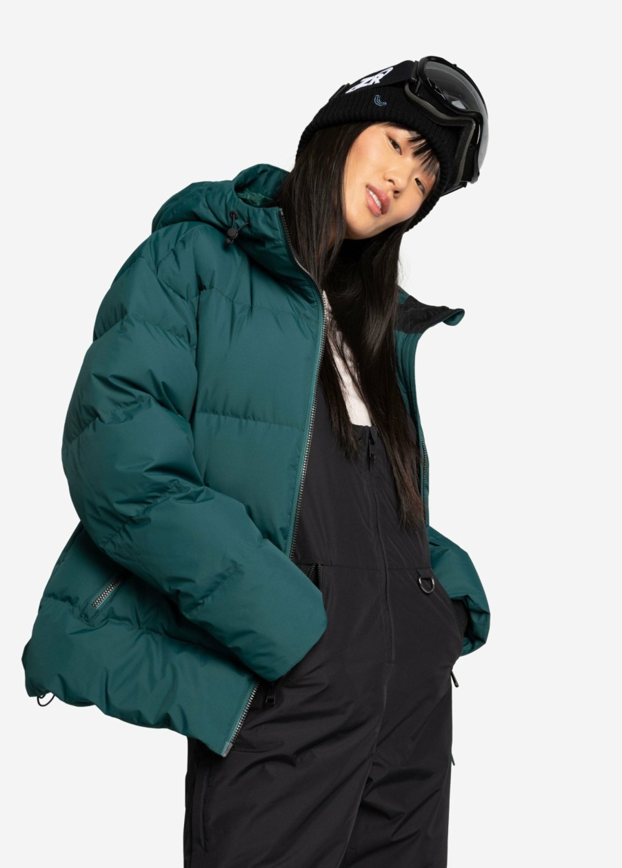 WOMEN Lole Winter Jackets | Cypress Winter Down Jacket - Adriatic Green