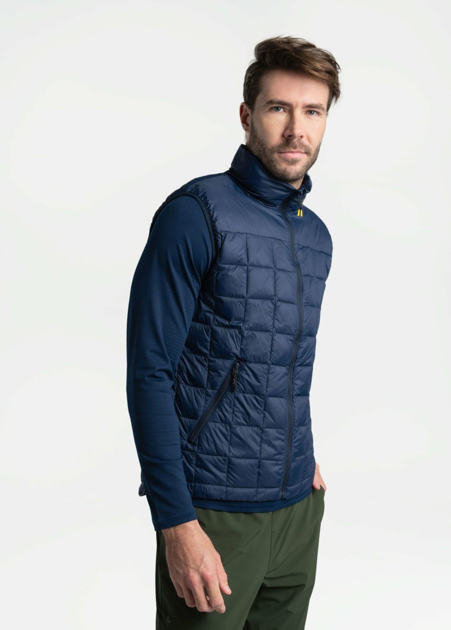 MEN Lole Outerwear | Kaslo Synth Down Vest - Night Sky