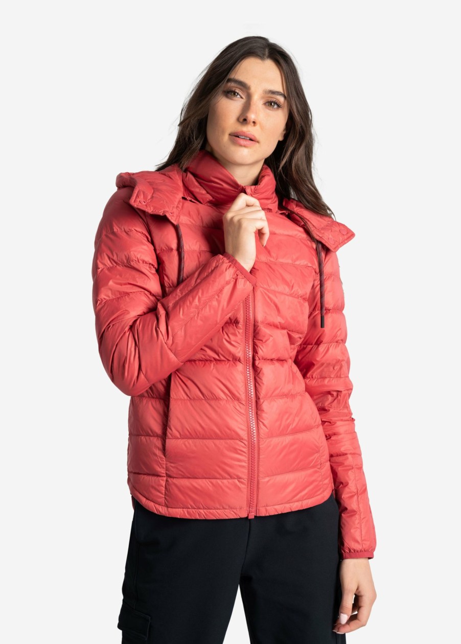 WOMEN Lole Mid-season Jackets | Emeline Down Jacket - Cerise