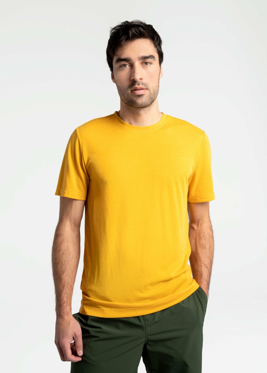 MEN Lole T-shirts & Hoodies | Everyday Short Sleeve - Golden Oxide