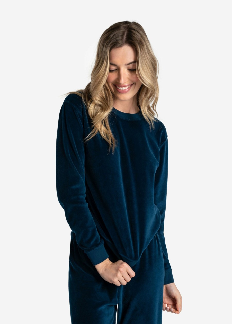 WOMEN Lole Hoodies & Sweaters | Lole Edition Velour Long Sleeves - Outerspace