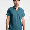 MEN Lole T-shirts & Hoodies | Colin Polo Short Sleeve - Arctic Blue